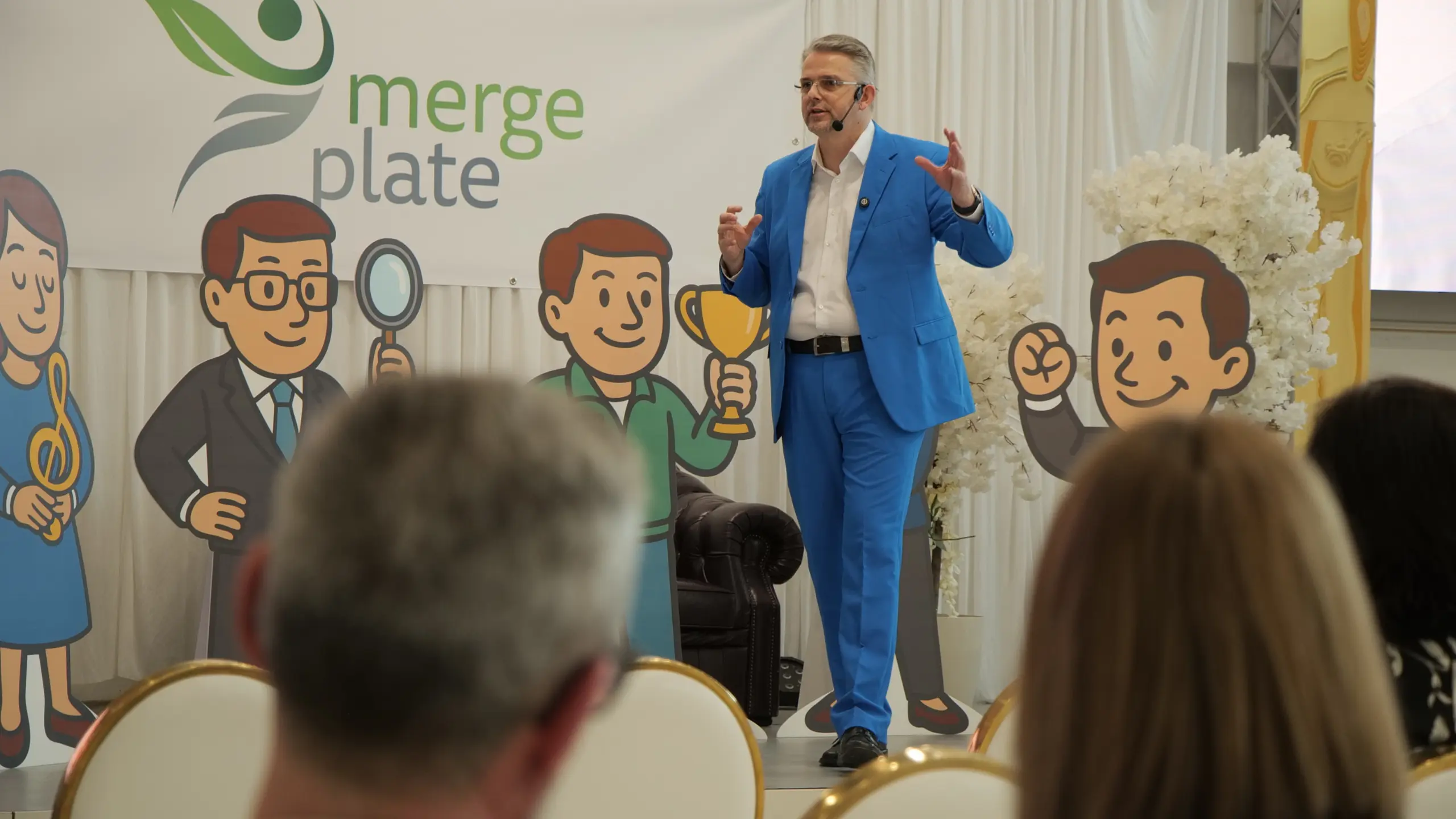 Keynote Speaker York Ambros beim Mergeplate Event
